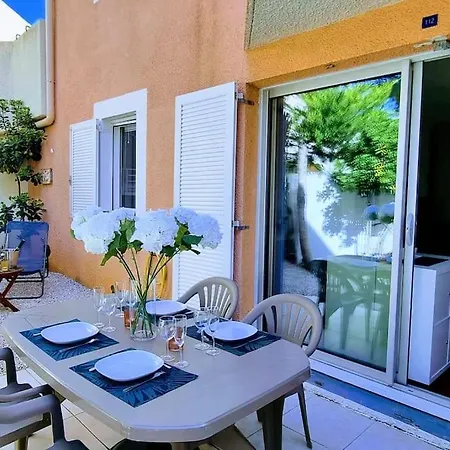 Le Marine Rez De Jardin Direct Plage Parking Prive Climatise Sète Extérieur photo
