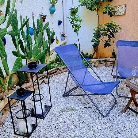 Le Marine Rez De Jardin Direct Plage Parking Prive Climatise Sète Extérieur photo