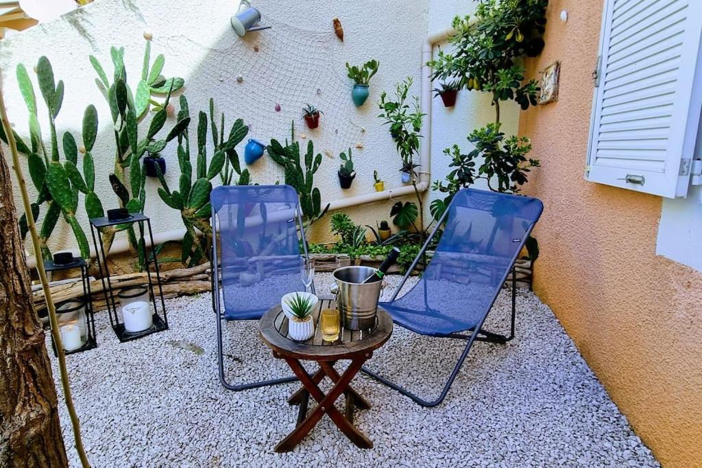 Le Marine Rez De Jardin Direct Parking Prive Climatise * Sète