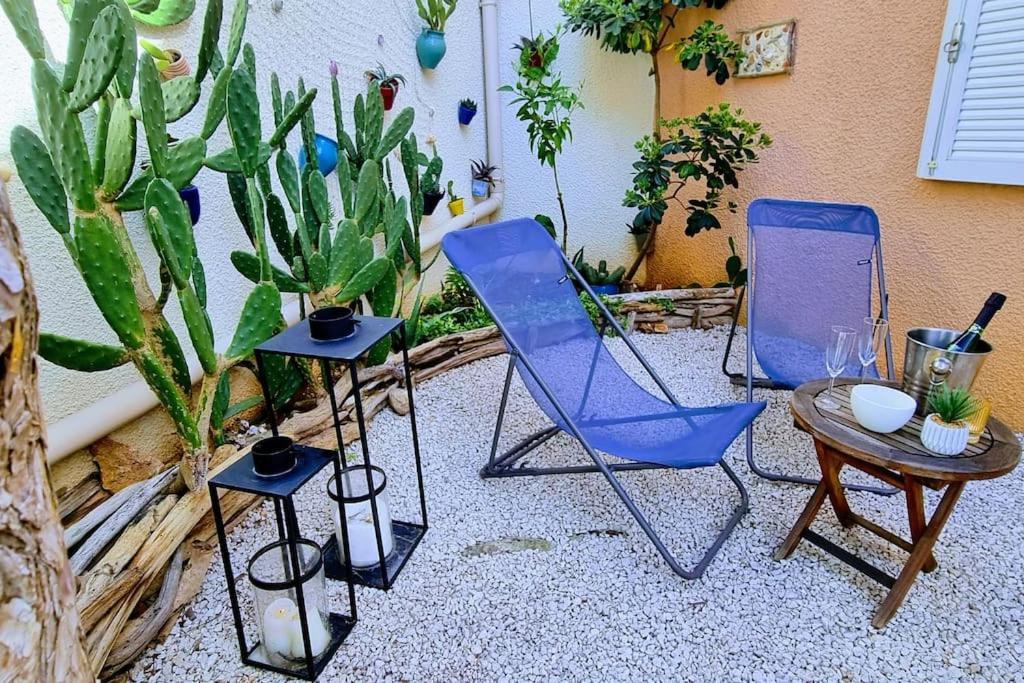 Le Marine Rez De Jardin Direct Parking Prive Climatise Apartment